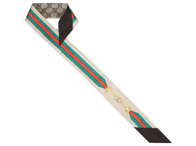 Gucci Lenço de seda Multicor