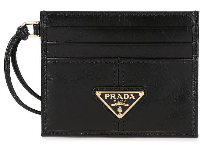 Prada Leather Card Wallet