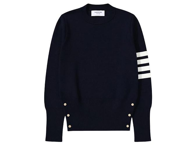 Thom Browne Diagonal Milano Stitch Strickware für Damen Mehrfarben