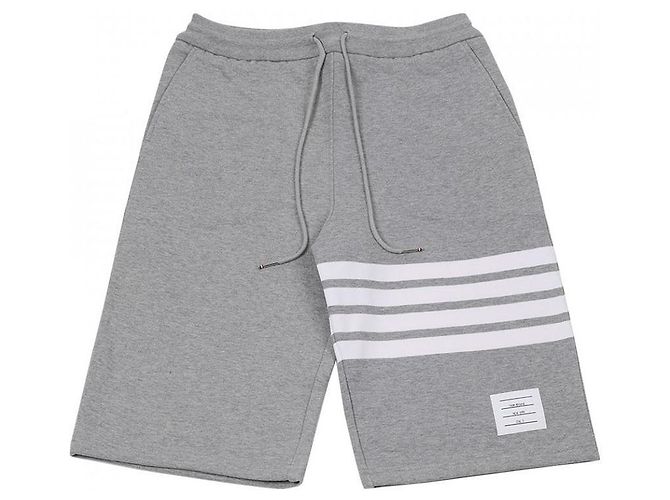 Thom Browne Stripe Loopback Jersey Sweat Shorts