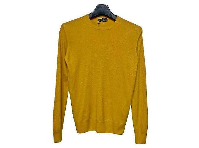 Loro Piana Kaschmir Pullover Gold Herren Golden