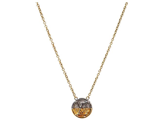 Louis Vuitton Combi Gold Halskette Golden
