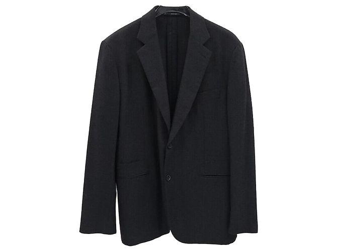 Hermès Cashmere-Blazer Jacke Schwarz