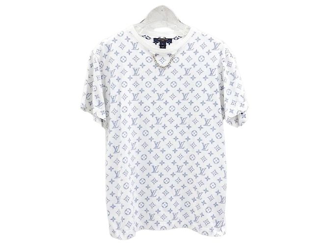 Louis Vuitton T-shirt LV Escale Monogram Printed Prata