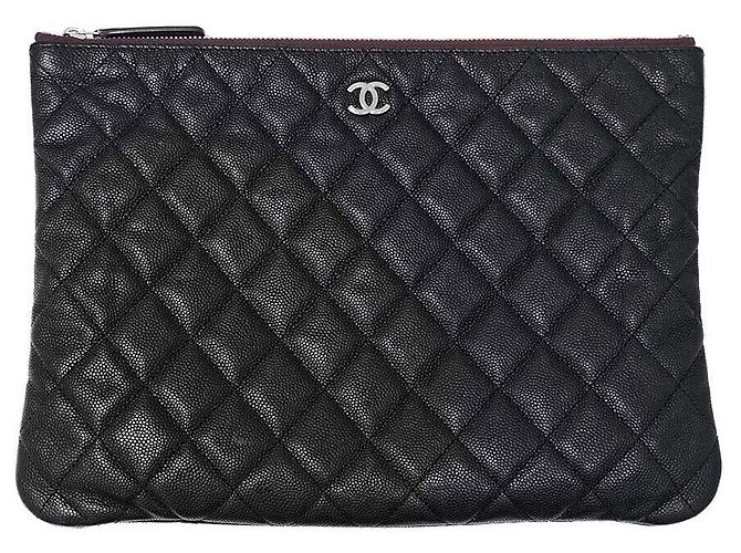 Chanel Clutch Caviar New Medium Nero 