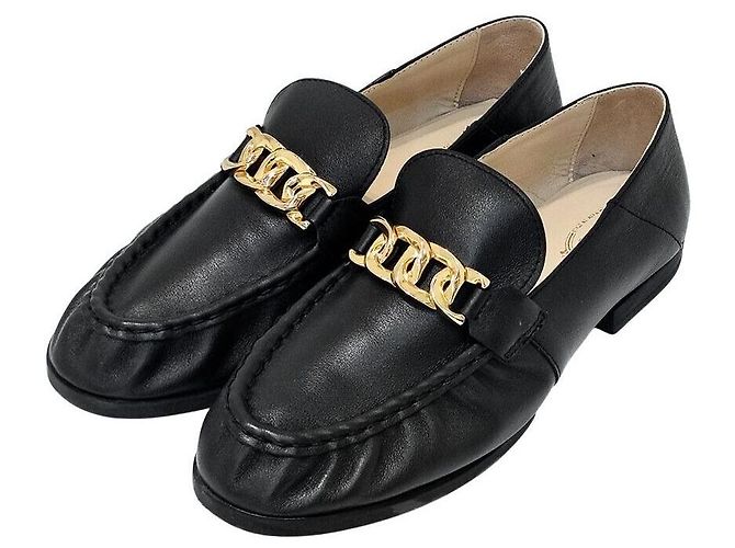 Tod's Leather Loafer Black