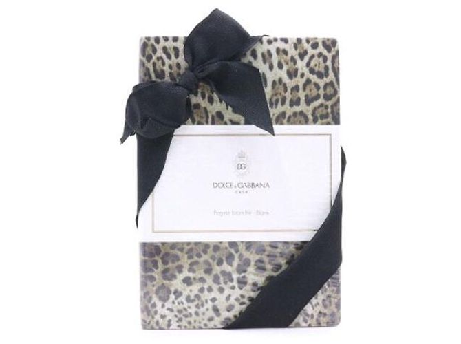 Dolce & Gabbana Leopard Print Notebook Multiple colors