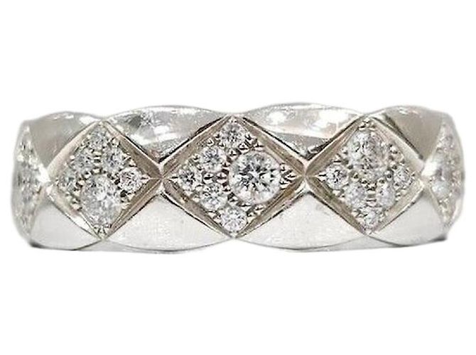 Chanel Coco Crush Ring Diamanten Weißgold Small Silber