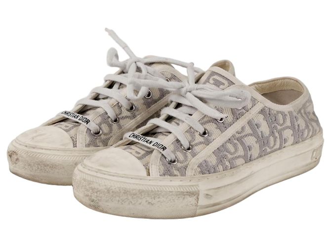 Dior Oblique Sneaker Damen Grau Braun