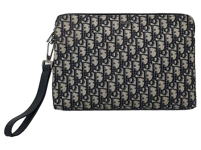 Dior Oblique Jacquard Strap Clutch Bag Multiple colors