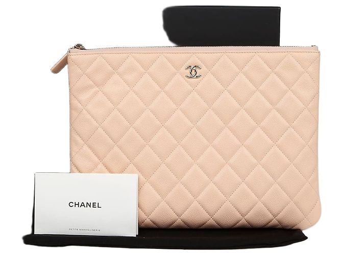 Chanel Clutch Caviar Classic New Medium Marrom