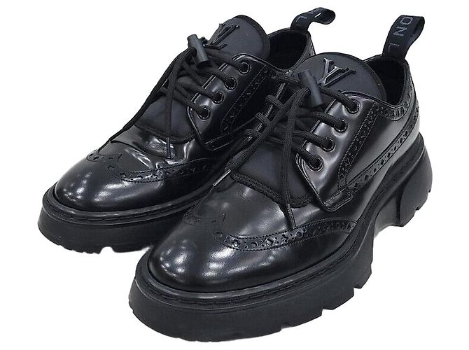 Louis Vuitton Scarpe Derby Monogram Abesse Nero
