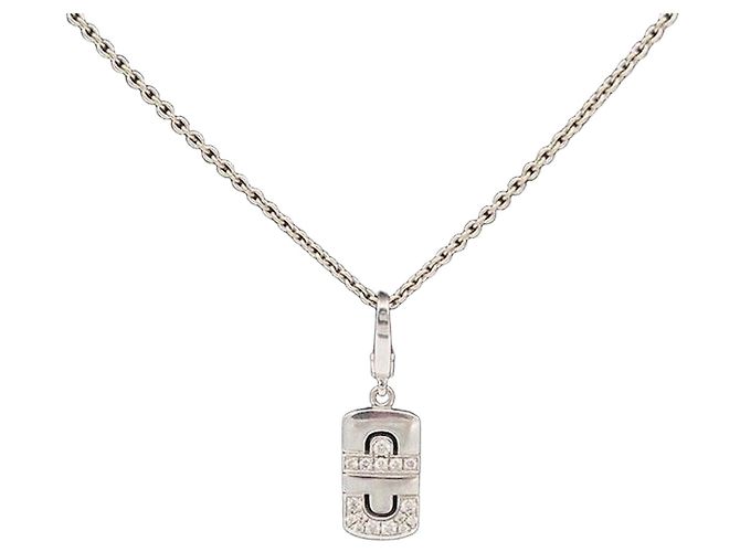 Bulgari Parenthesis Diamantenhalskette Weiß