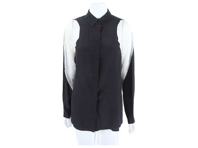 Stella Mc Cartney Seidenbluse Schwarz