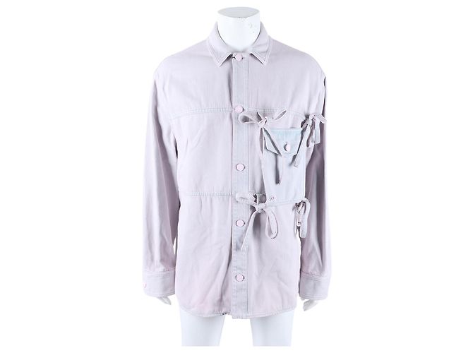 Giacca in denim rosa Louis Vuitton Blu