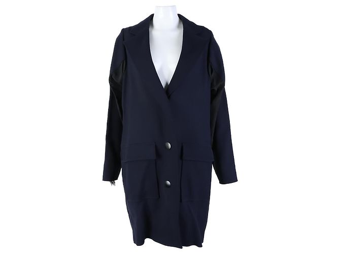 Giacca lunga Balenciaga Blu