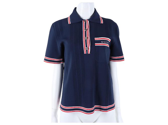 Gucci PK Short Sleeve Blau