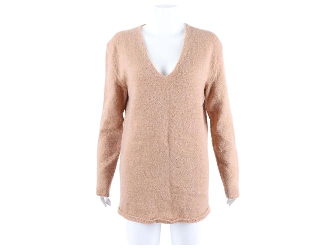 Tom Ford Strickpullover aus Mohair Camel Braun 