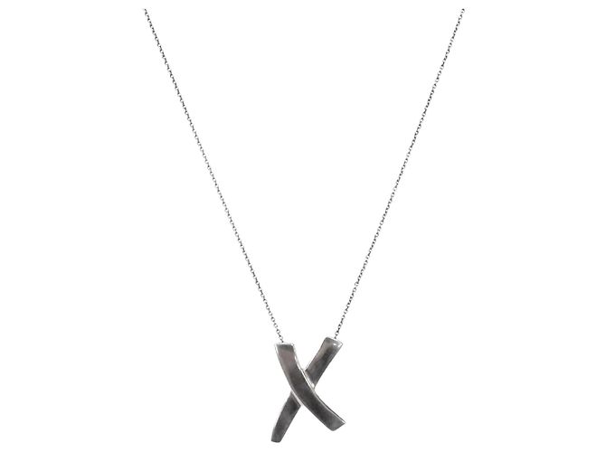Tiffany & Co Collana Paloma Graffiti Silver Argento