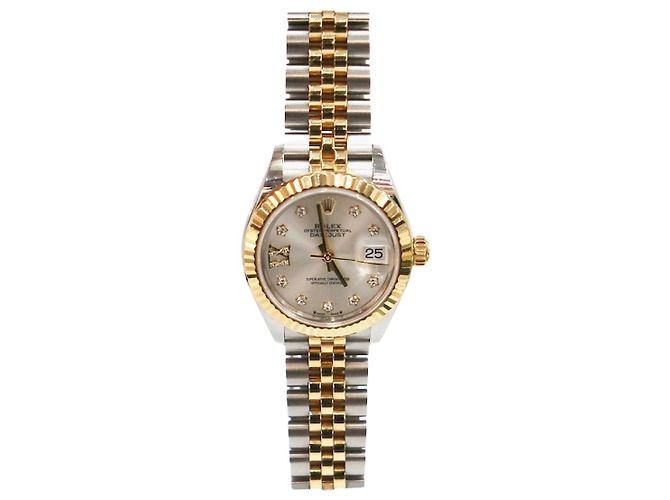 Rolex Orologio automatico Datejust Combination Diamond D'oro