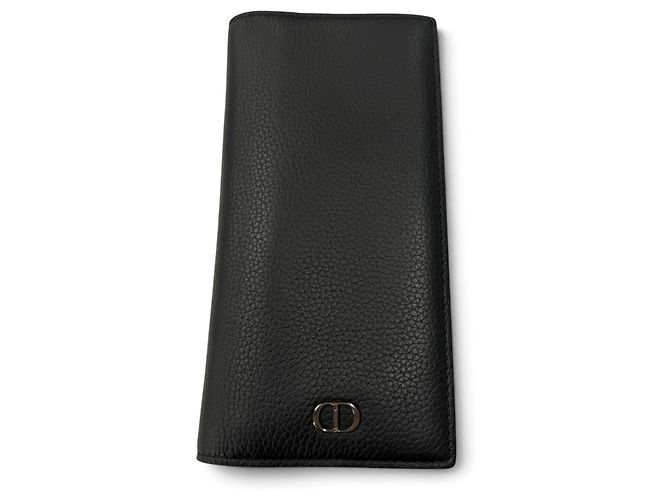 Christian Dior Dior Homme Leather Bi-Fold Long Wallet