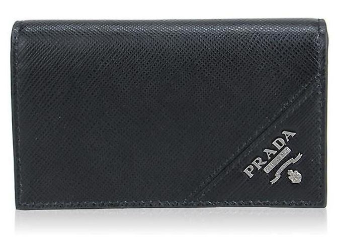 Prada Tarjetero Saffiano Negro
