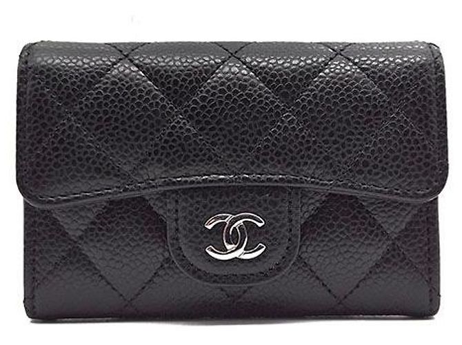 Portacarte Chanel Caviar Nero