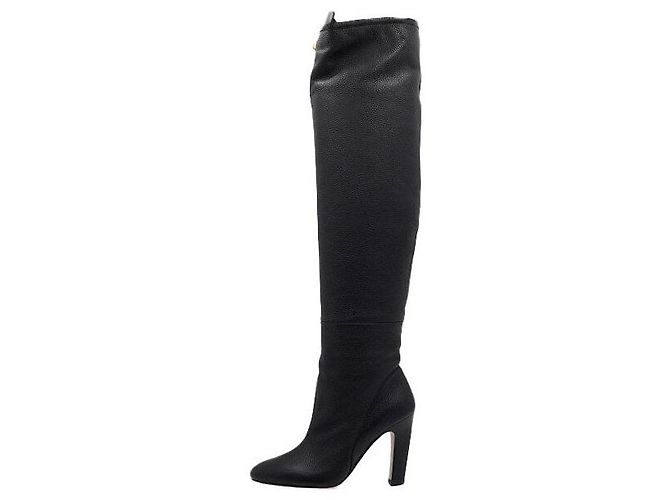 Stuart Weitzman Botas largas de cuero negro para mujer