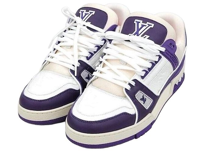 Louis Vuitton LV Purple Monogram Trainer Sneakers