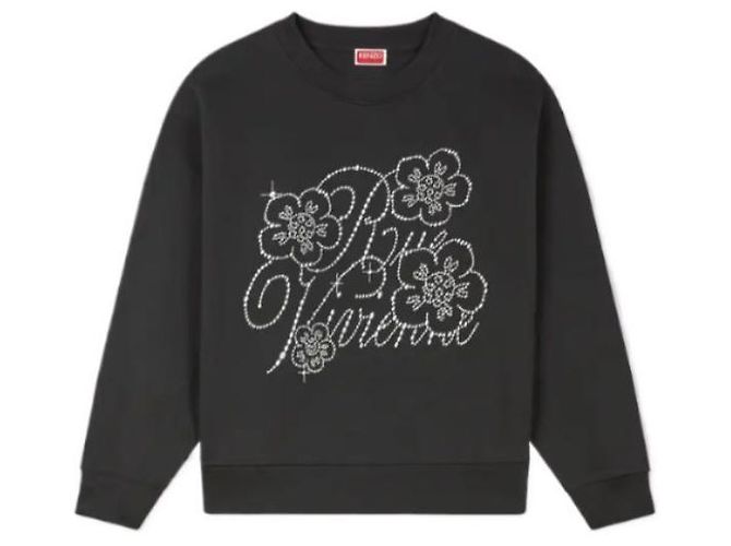 Kenzo Bestickter Constellation Sweatshirt Schwarz 