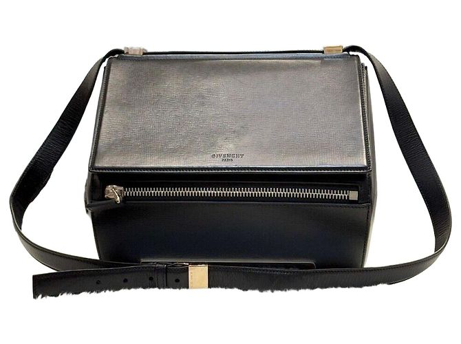 Givenchy Leather Pandora Box Medium Black Gold