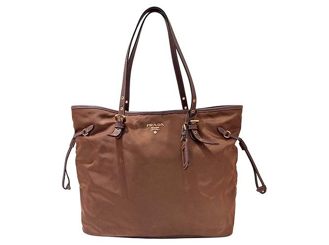 Prada Borsa a tracolla Pocono Marrone