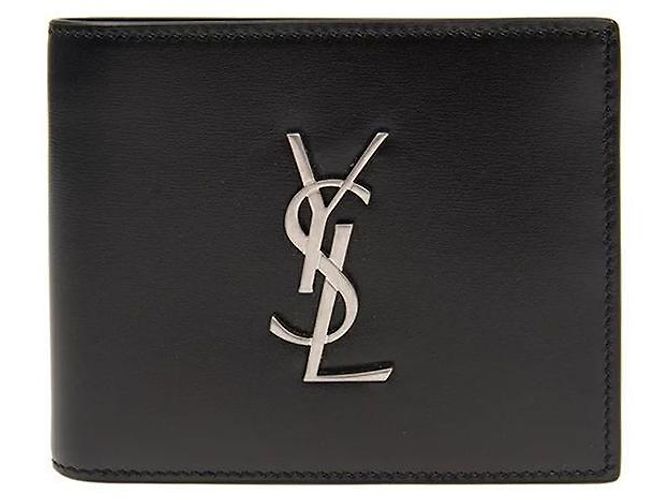 Saint Laurent Cartera East West Monogram Negra Negro