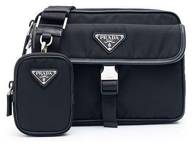 Prada Borsa a tracolla Re- Nylon Nero