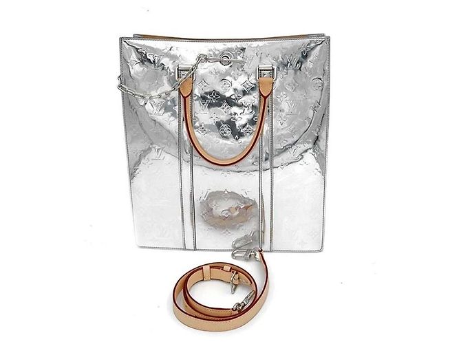 Louis Vuitton Mirror Bolso Plano Plata