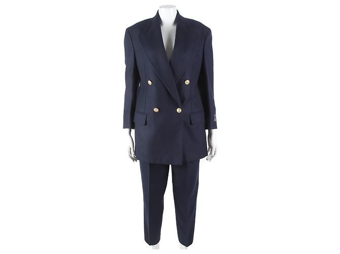 Gucci Cashmere Suit Blue