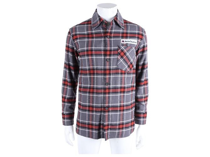 Camicia a maniche lunghe Acne Studios Marrone 