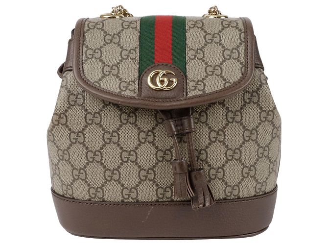 Gucci Ophidia Mini-Rucksack Braun