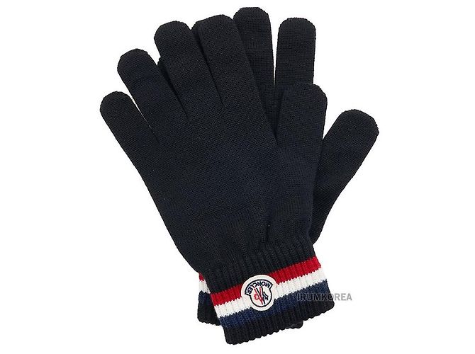 Sciarpa Moncler nera in tessuto Nero 