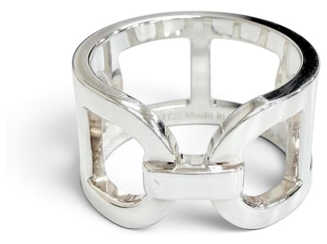 Hermès HERMES Everchaine d'Ancre Ring Silber 