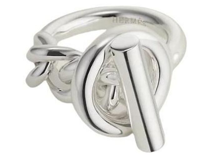 Hermès Croisette Ring Large Model Silber