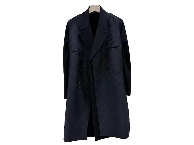 Dior Runway Collection Signature Coat Black