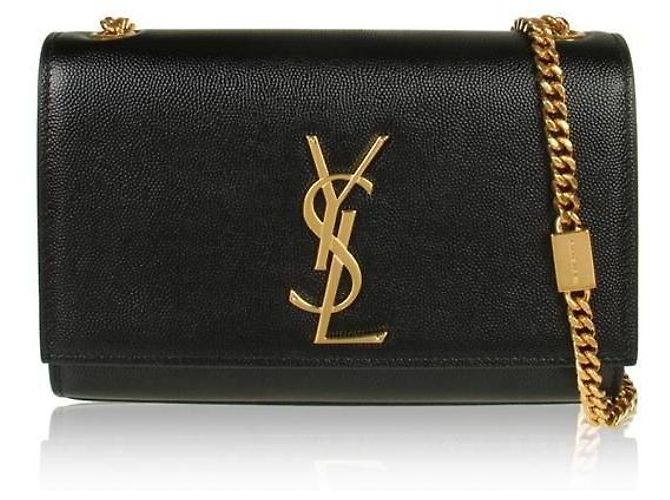 Saint Laurent Sac Satchel Small Monogram stamp: Noir