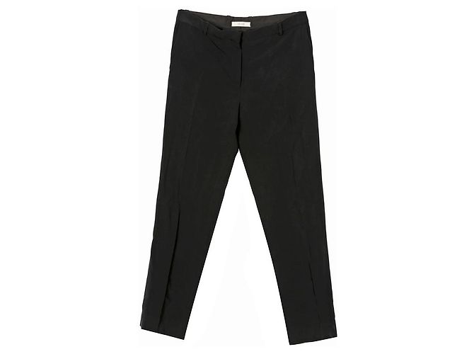 Céline Size Black Rayon Trousers