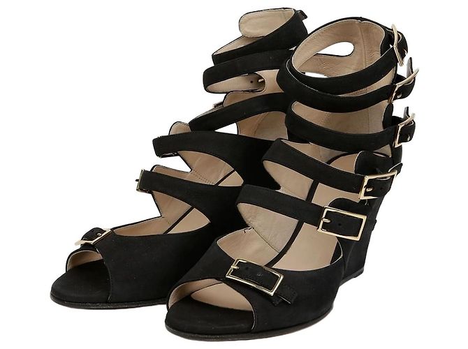 Chloé Multi Strap Wedge Sandals Multiple colors