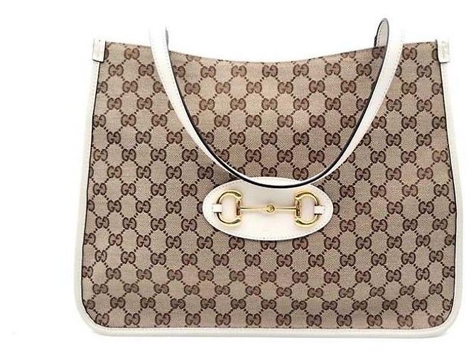 Gucci Saco Shopper Horsebit Marrom