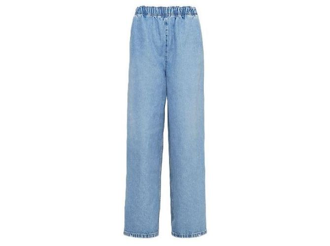 Prada Vaqueros de denim anchos azules 