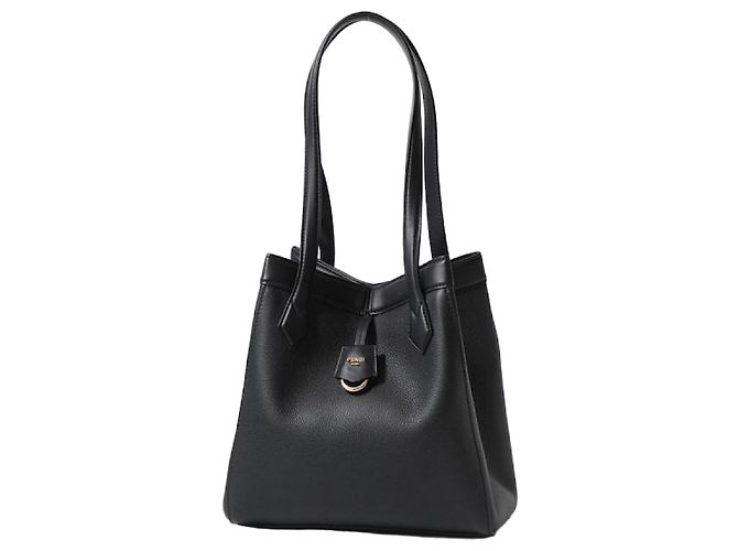 Fendi Bolsa de couro OrigAMI Ami Medium APZA Preto