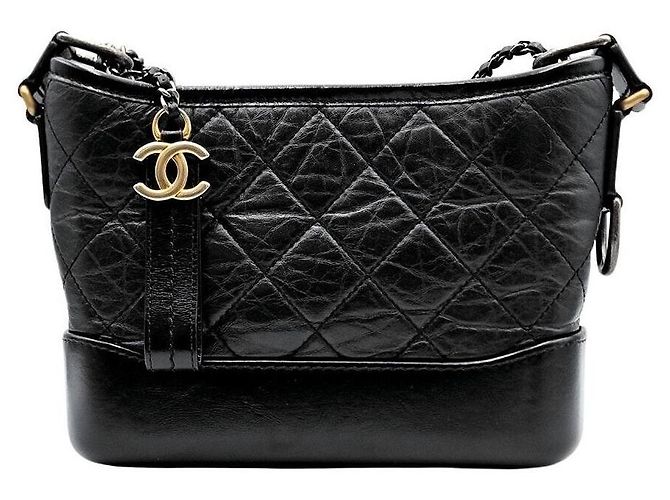 Chanel Borsa Hobo Gabrielle Small Nero