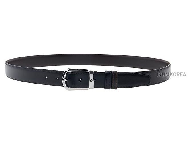 Montblanc Wendbare Ledergürtel Braun 